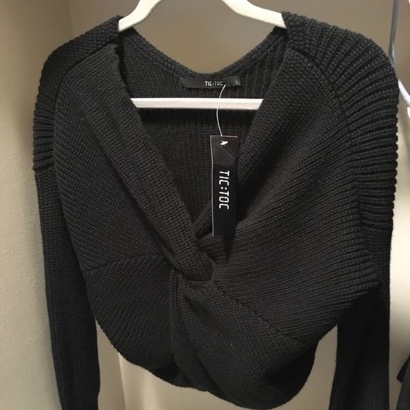 Tic:Toc Sweaters - Knitted Cropped Sweater
